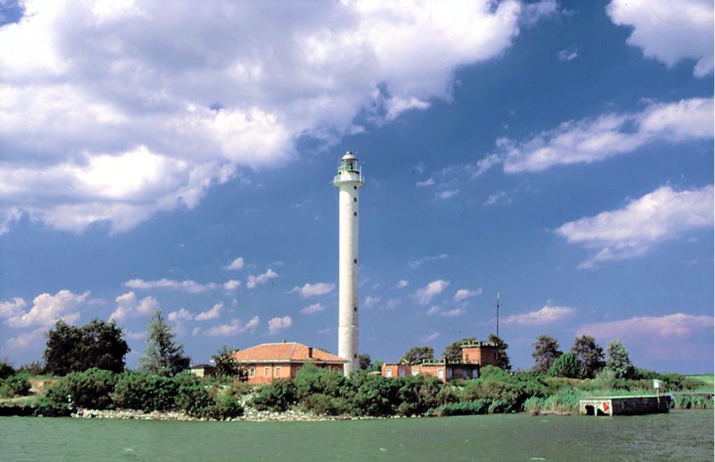 Scenic island view near Rosolina Mare