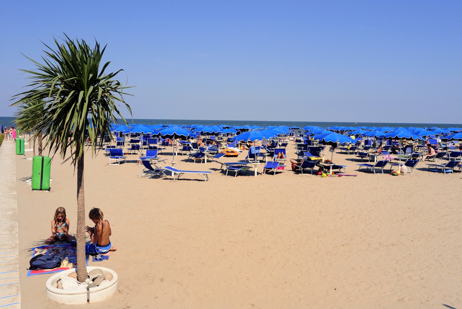 La spiaggia di Rosolina Mare